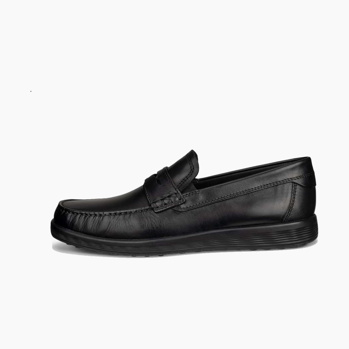 ecco-black-loafer-ripple-01-side