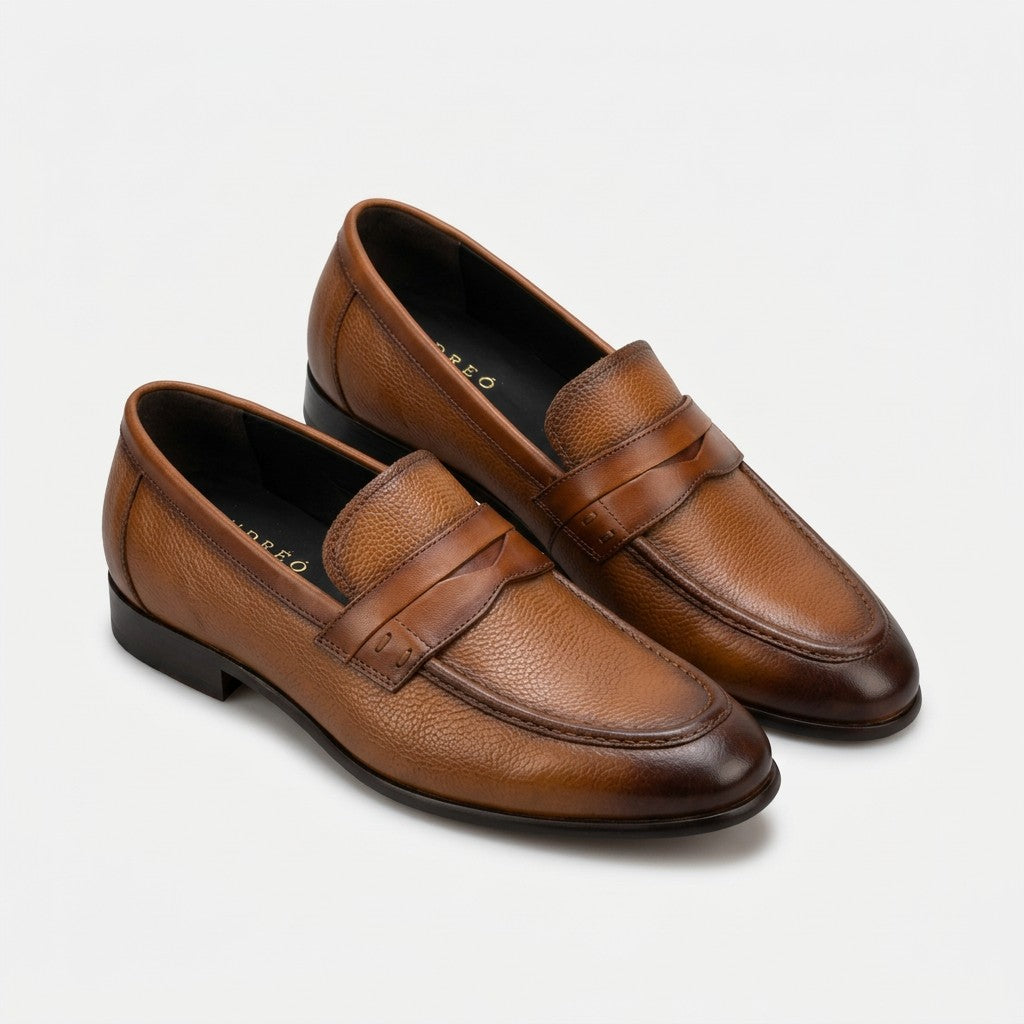 Andreo Sheep Leather Penny Loafers