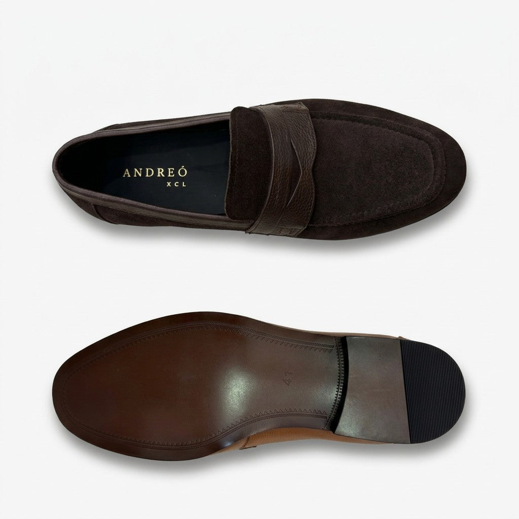 Andreo Sheep Leather Penny Loafers
