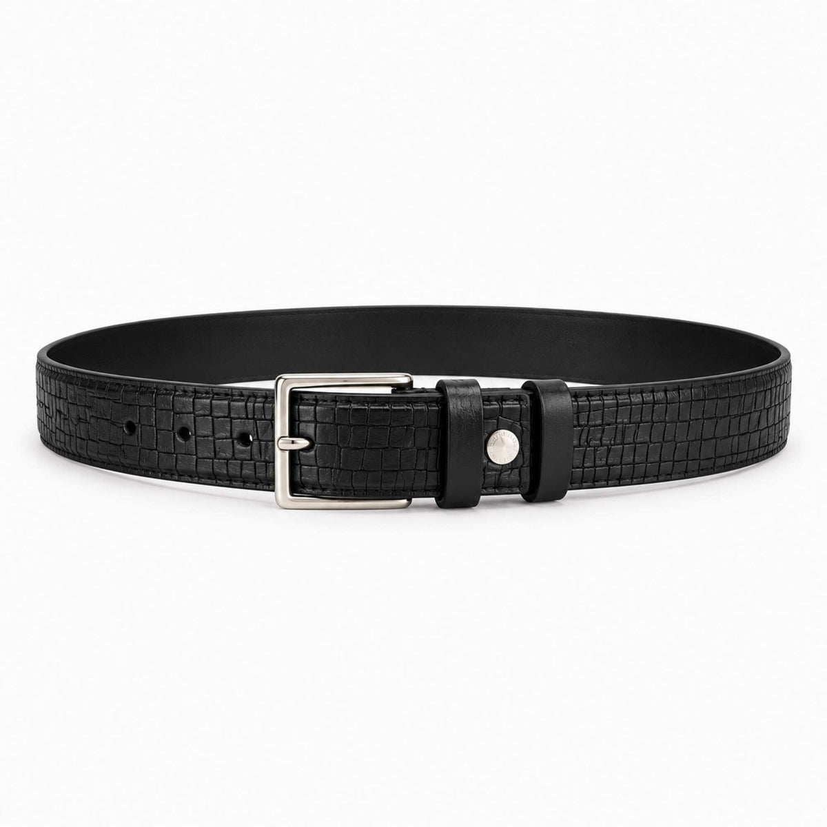 Scaled embossed belt